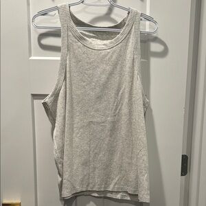 GAP Light Gray Ribbed Tank Top